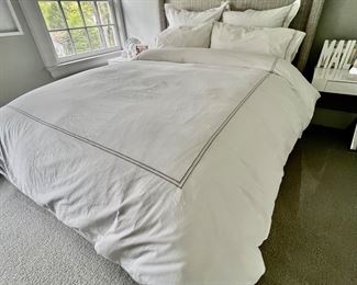 48. Custom Queen Upholstered Bed (60"h)