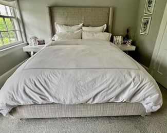 48. Custom Queen Upholstered Bed (60"h)