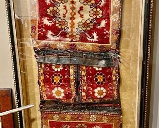 Framed Persian Saddle Cushion