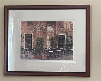 "Caffe" Numbered and Signed Print