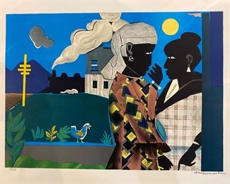 Romare  Bearden “The Conversation”