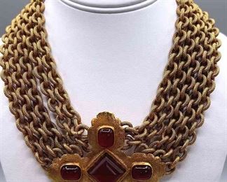 CHANEL Vintage Byzantine Choker Necklace