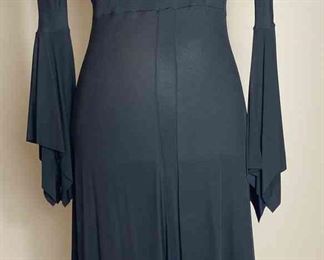 Yves Saint Laurent 2003 By Tom Ford Black Floral Applique