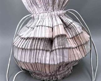 Issey Miyaki Pleated Drawstring Bag