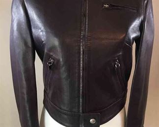 Gucci Brown Leather Jacket