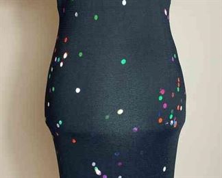 Givenchy Polka Dot Print Midi Length Dress