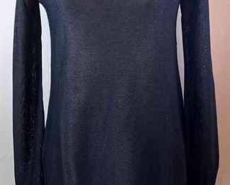 Donna Karan Long Acrylic Sweater