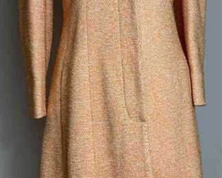 CHANEL Vintage 2001 Orange Trench Coat