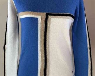 CHANEL Sweater With Gold Accents