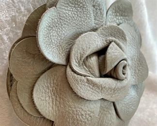 BOTTEGA VENETA Wristlet Pouch Leather