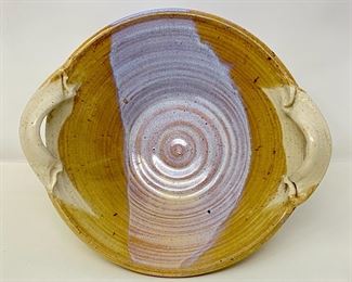 Lot #67 - Large Signed Southwest Art Pottery Bowl