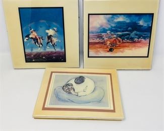 Lot #70 - Three RC Gorman & Rance Hood Decorative Ceramic Tile Trivet or Wall Decor