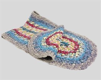 Homemade Braided Rag Rug For the Farmhouse Kitchen Look - 60" x 18"