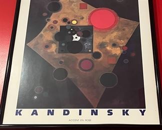 "Akzent In Rosa" Wassily Kandinsky Exhibition Poster