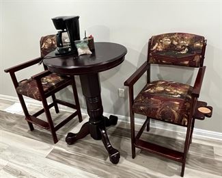 Billiard Chairs And Table