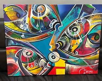 Simeon Gonzales Art Signed