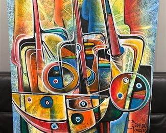 Simeon Gonzales Art Signed