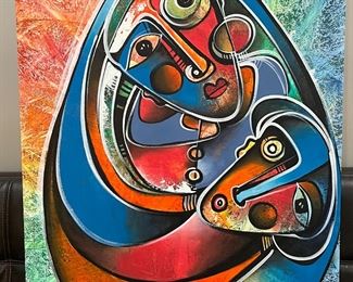 Simeon Gonzales Art Signed