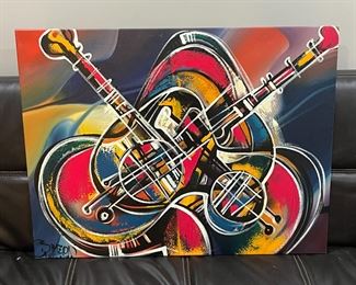 Simeon Gonzales Art Signed