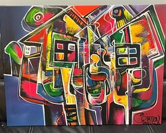 Simeon Gonzales Art Signed