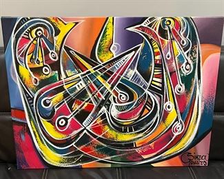 Simeon Gonzales Art Signed