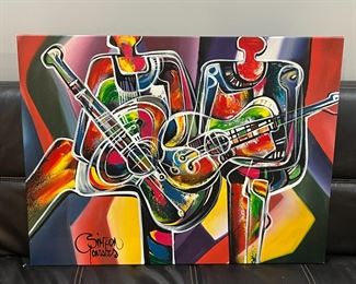 Simeon Gonzales Art Signed