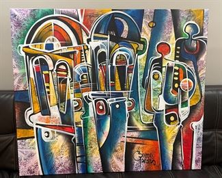 Simeon Gonzales Art Signed