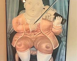 Fernando Botero "Mostly Mozart" Botero Vintage Music Festival Poster