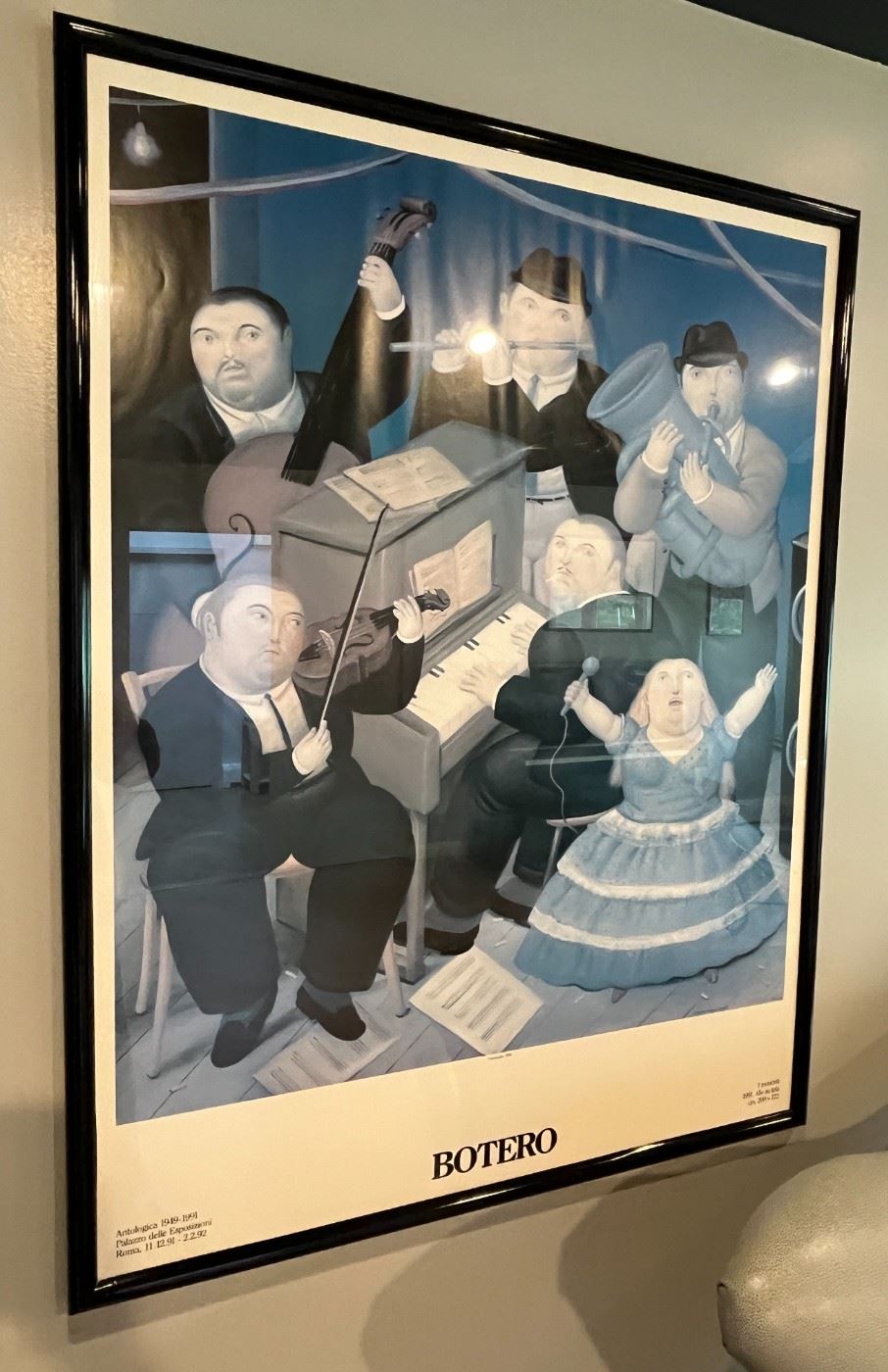 Fernando Botero "The Musicians" Poster

