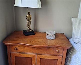 Antique cabinet with dovetail drawer