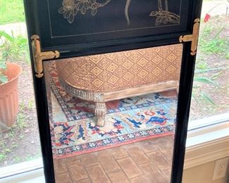 One of two matching mirrors