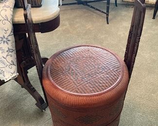 Antique 3-tiered wedding basket