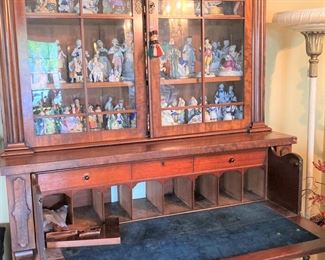 Antique display cabinet/secretary