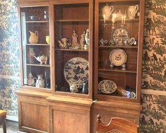 Another display cabinet filled with "treasures"