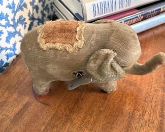 Antique wind-up elephant