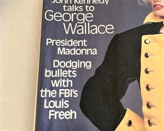 Inaugural Issue of "George" - JFK Jr's short-lived political, cultural magazine. 