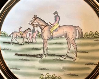 Hunt scene plate from Neiman Marcus