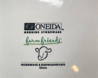 Oneida Stoneware - "Farm Friends"