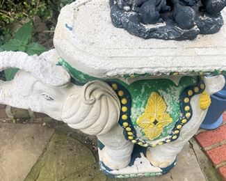 Elephant table/plant holder
