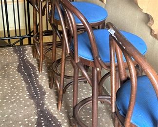 Bentwood bar stools