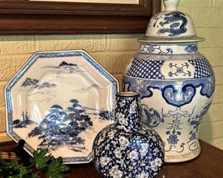 More blue & white selections