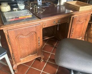 Antique partners' desk