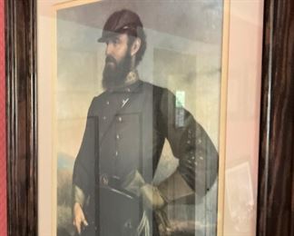 Framed Stonewall Jackson