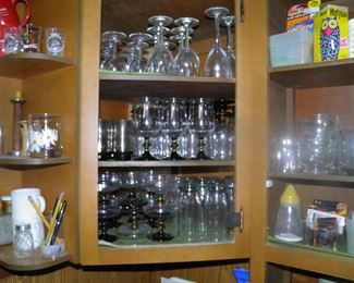 Smokey glass ware