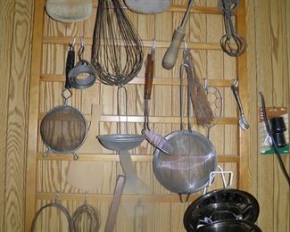 Vintage kitchen utensils