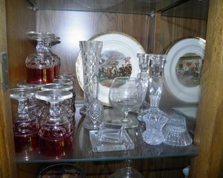 Kings Crown thumbprint wine glasses