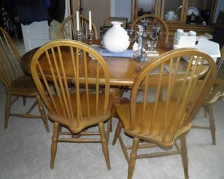 oak dining room set