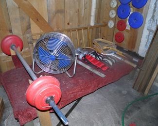 homemade weight bench