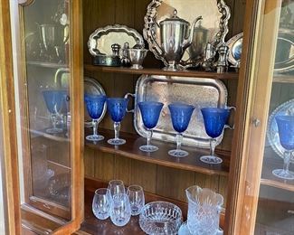 I have lots of silver plated items some Waterford items and Crystal pieces