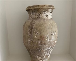 Large, unique heavy clay pottery